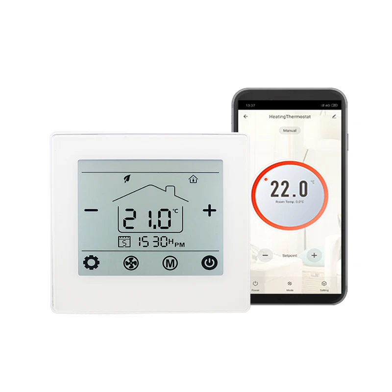 Underfloor heating system water radiator 2 wire  zwave wifi thermostat radiateur chauffage central heizung ersatzteil teemostato