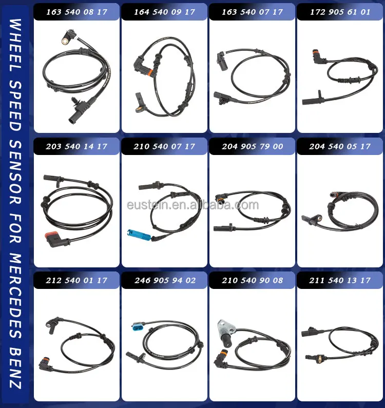 4515400217 4515400017 4539055600 Driver Side Abs Wheel Speed Sensor For Mercedes Benz Smart Fortwo W451 453 Coupe