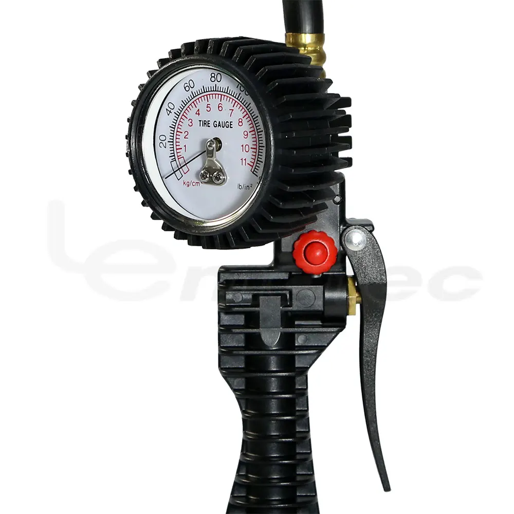150PSI высокое удлинительная нагнетательная 3-функция манометр для измерения давления в шинах шин с манометром