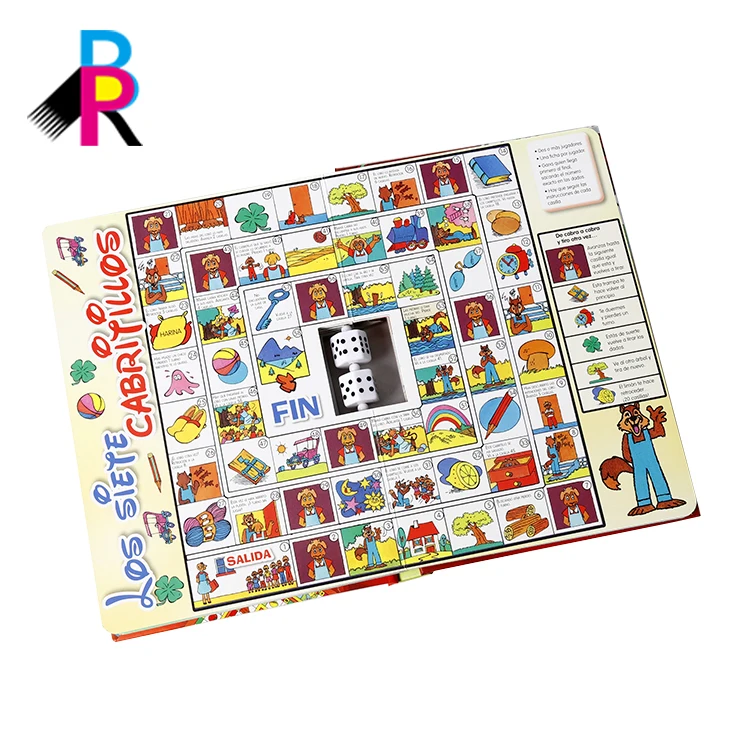  Оптовая продажа индивидуальные яркие детские Картонные Книги с принтом для обучения