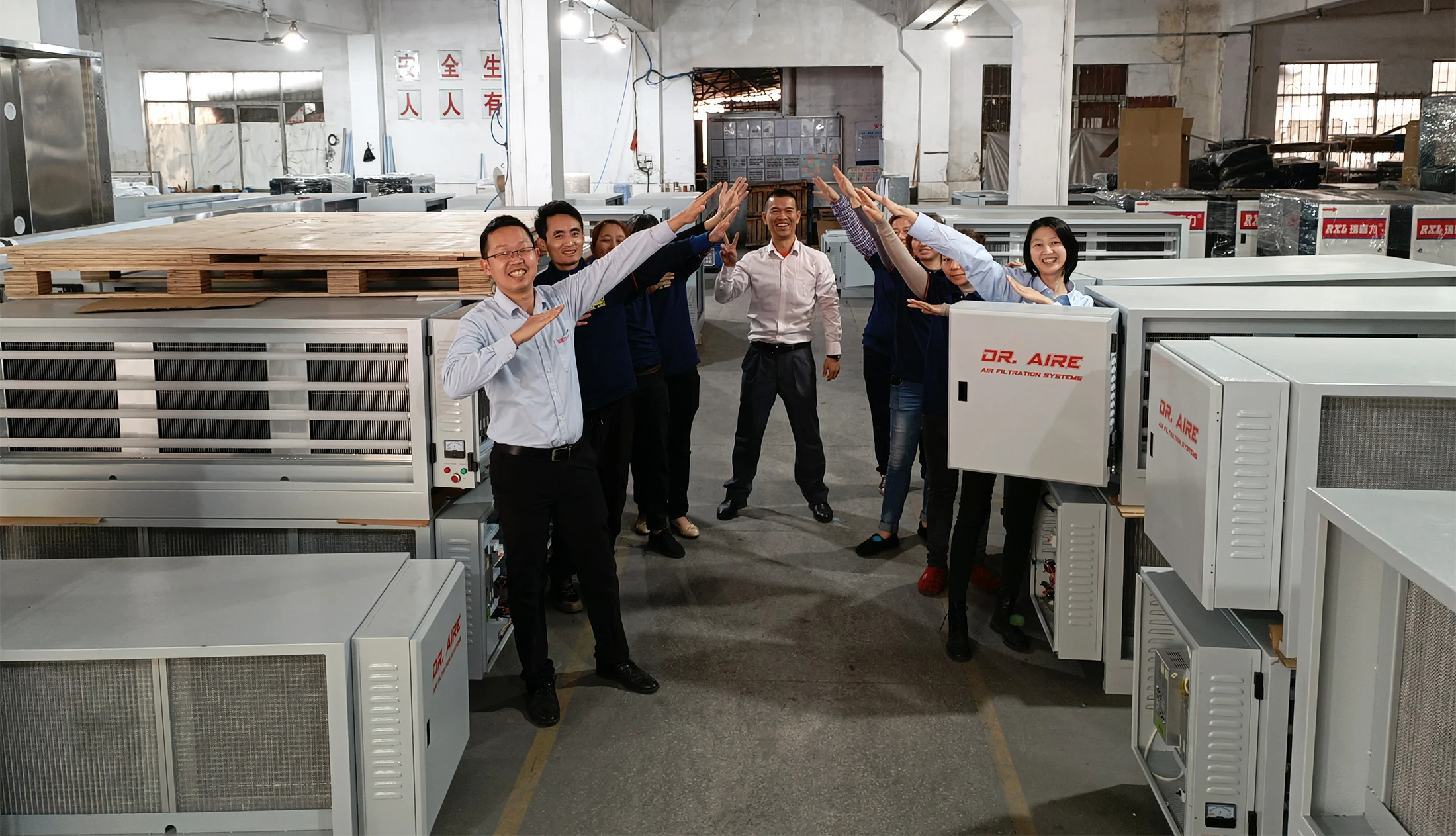 DR AIRE Save 20% Cost  Air Filter Production Line With  ESP  Smoke Filter