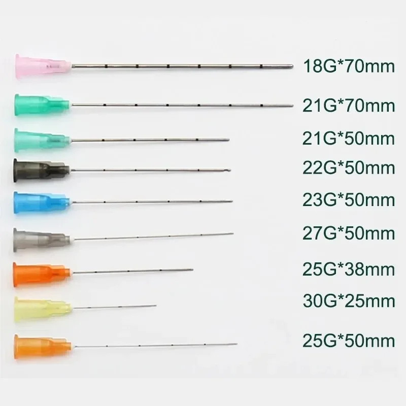 Disposable micro blunt tip cannula 25g 50mm for HA