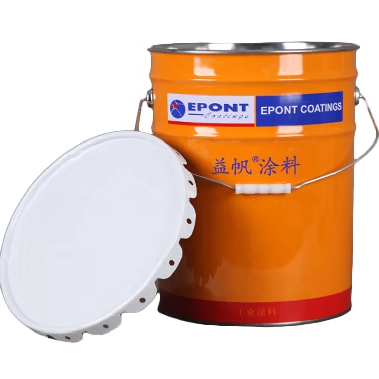 20L Round custom logo and printing Metal Tinplate Paint Pail Bucket with flower lid