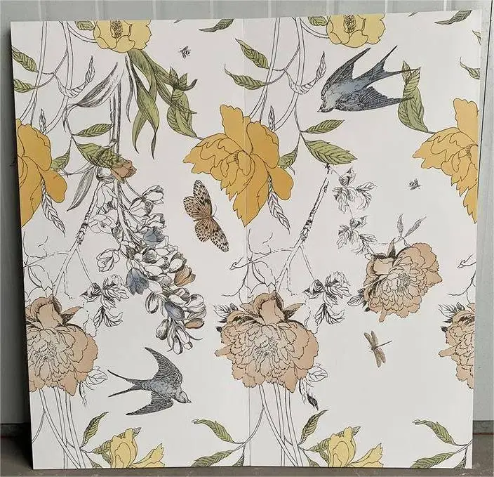 New style Kitchen and bathroom Large size tiles Flower tiles Pattern tile 400*800mm