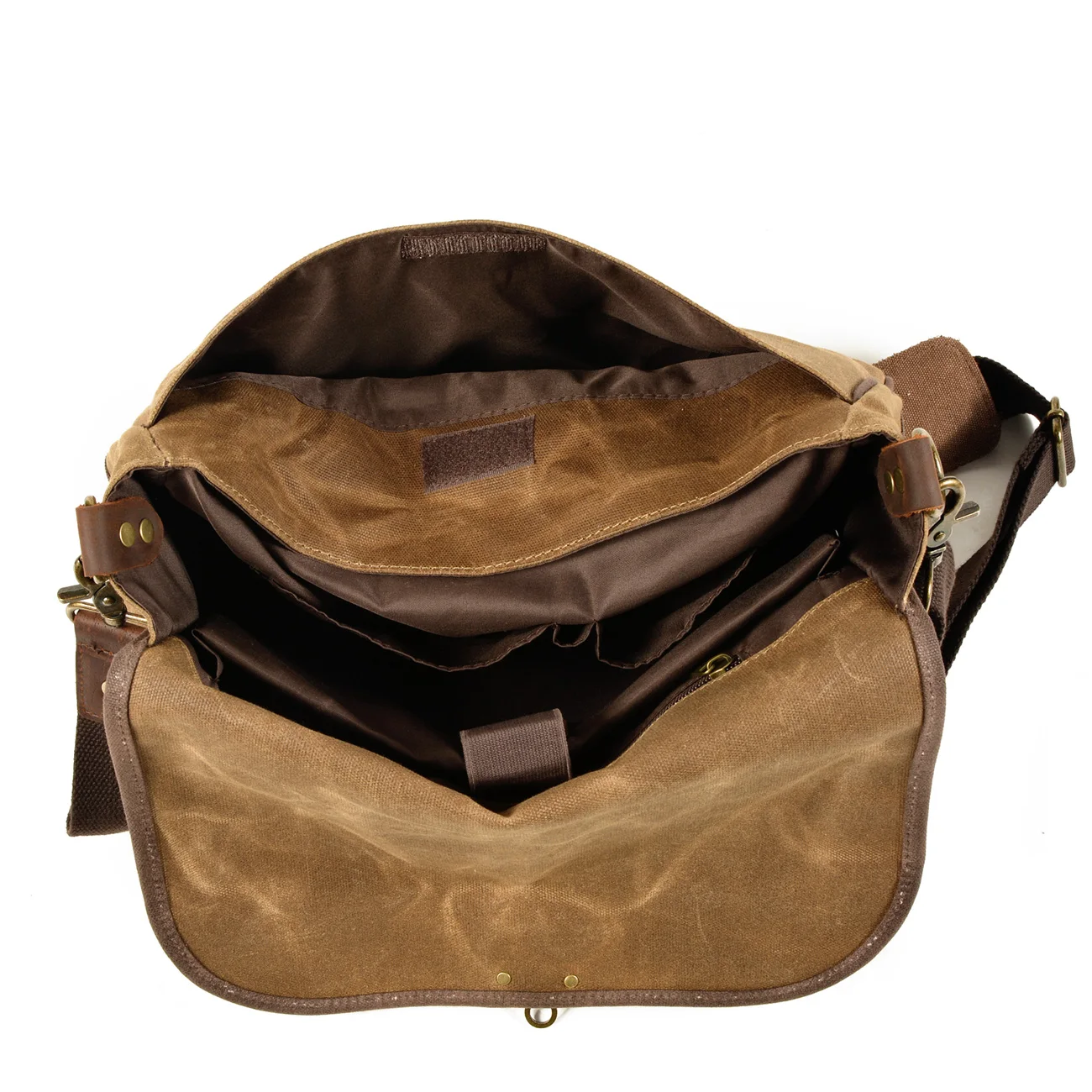 Waxed Canvas  New Mens Shoulder Dslr Camera Leather Bags