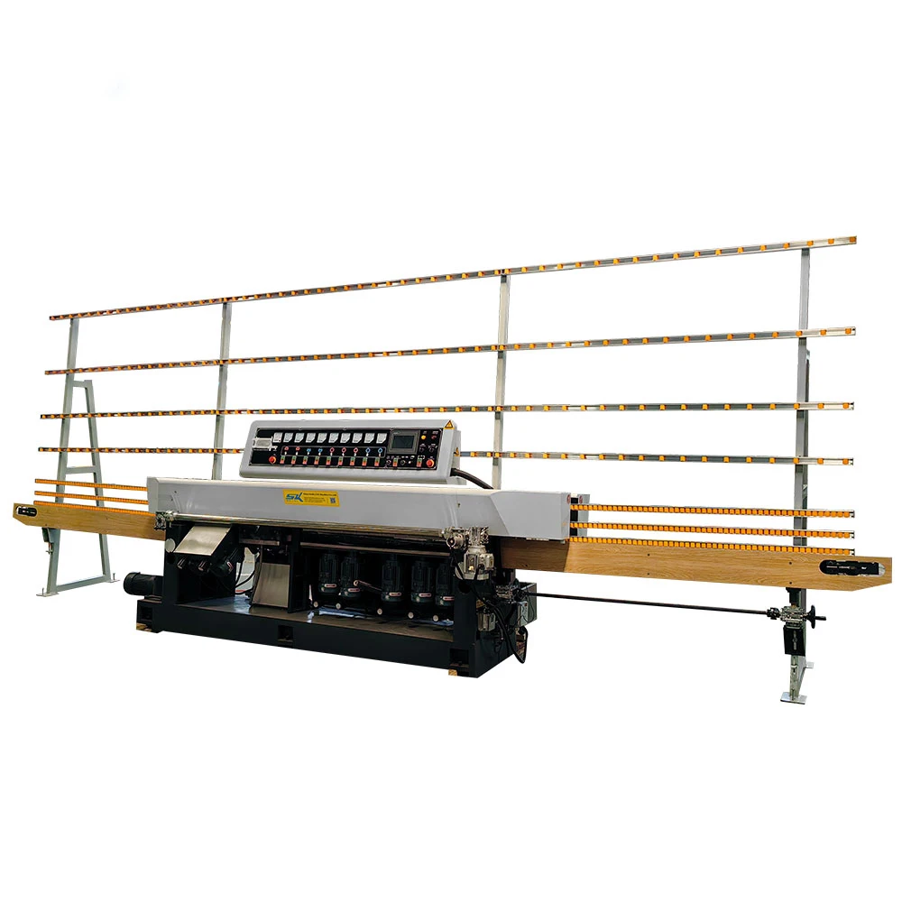 Автоматическая машина для обшивки окантовкой 9 двигателей оборудование обработки стекла двойные двигатели боковых стекол