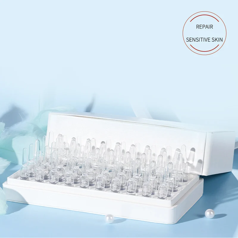 Ampoule  Hyaluronic Acid Moisturizing Face Serum Private Label Vegan  Facial Brightening Anti Aging Serum Ampoule