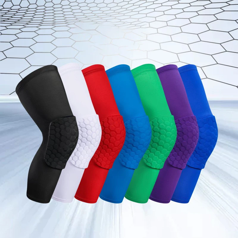 Custom Anti-Collision EVA Honeycomb Compression Kneepad Protector Guard Knee Support Basketball Volleyball Knee Pads Leg Sleeve