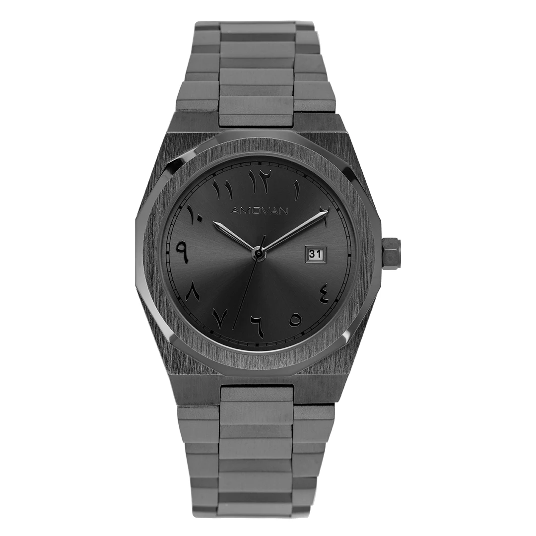 Hot Selling Stainless Steel Waterproof Men Watches 6 Colors Solid Stainless Steel Band Men Watch