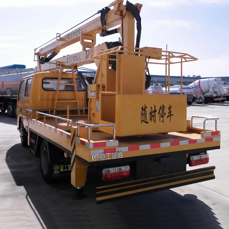 Cheap price 4x2 aerial truck 12m High Altitude Operation Platform Truck Overhead Working Truck