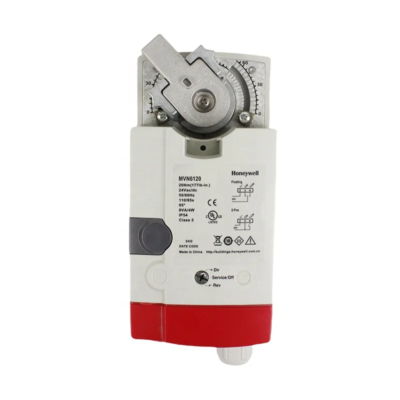 HONEYWELL orignal MVN6120 Ball Valve Actuator Adjustable  20Nm AC/DC24v 8VA Floating/On-Off IP54 in stock HVAC  Ventilation