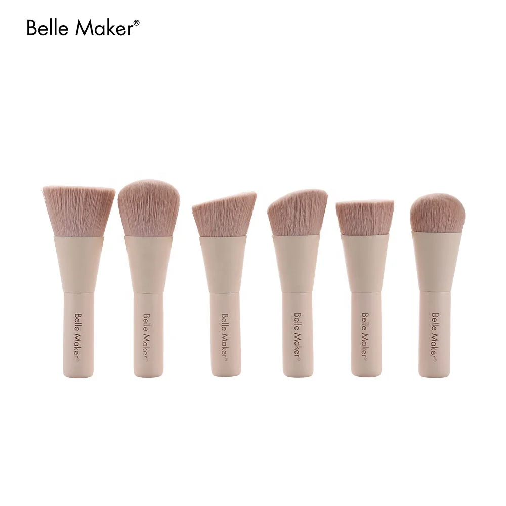 
 Кремовый 2021 горячая Распродажа Кисть для макияжа Набор милых кистей, натуральный стиль пользовательская Косметическая кисть  