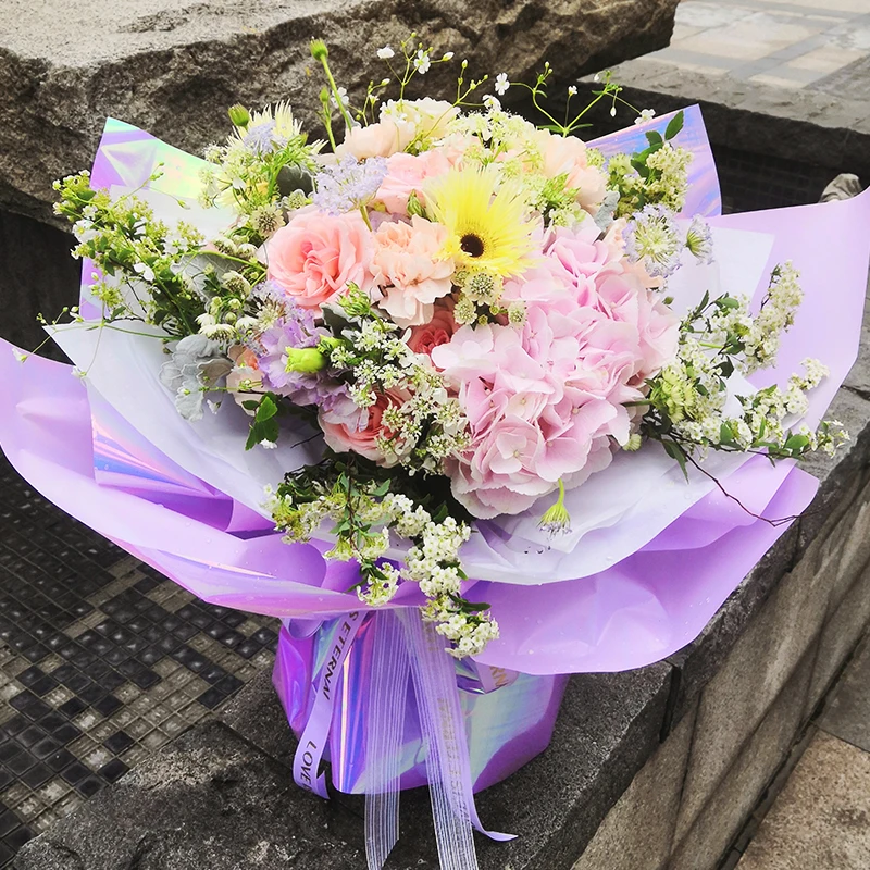 NEW ORIGINAL Light Luxury Gift Packing Roses Wrapping Magic Flower Bouquets Wrapping Paper