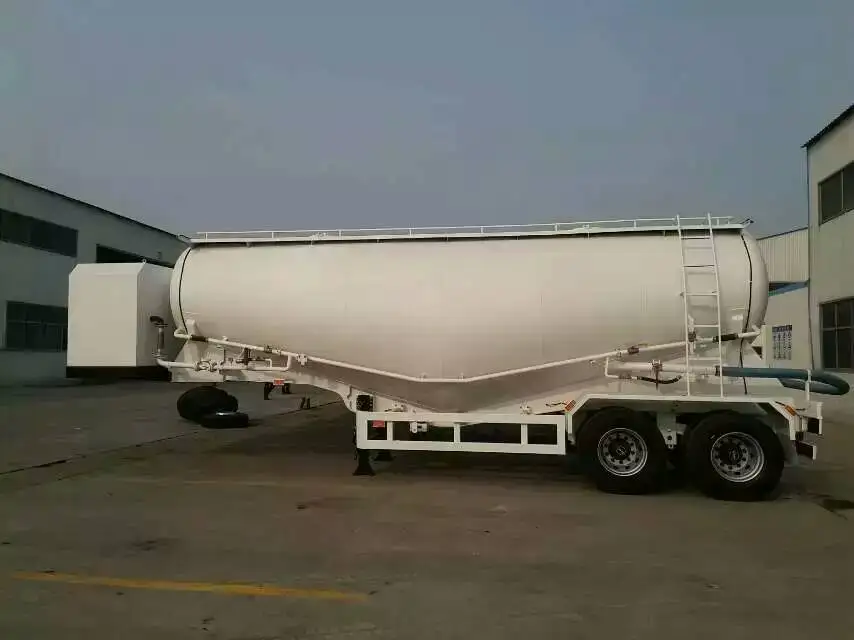 2/3/4 осей 30-60cbm воздушный компрессор Bulker бункер порошковый навалочный цементный бак полуприцепы