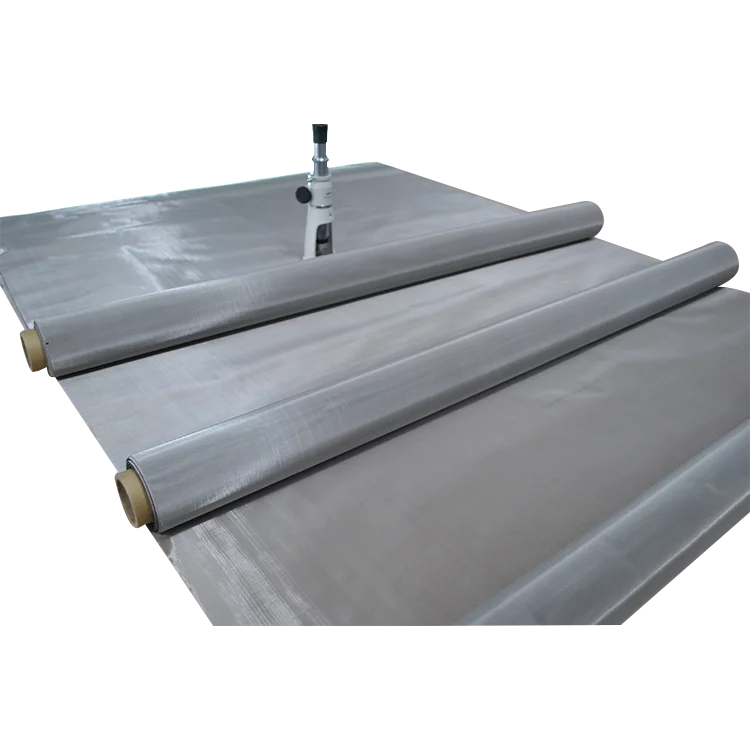 
plain weave 200 micron 430 magnetic stainless steel wire mesh 