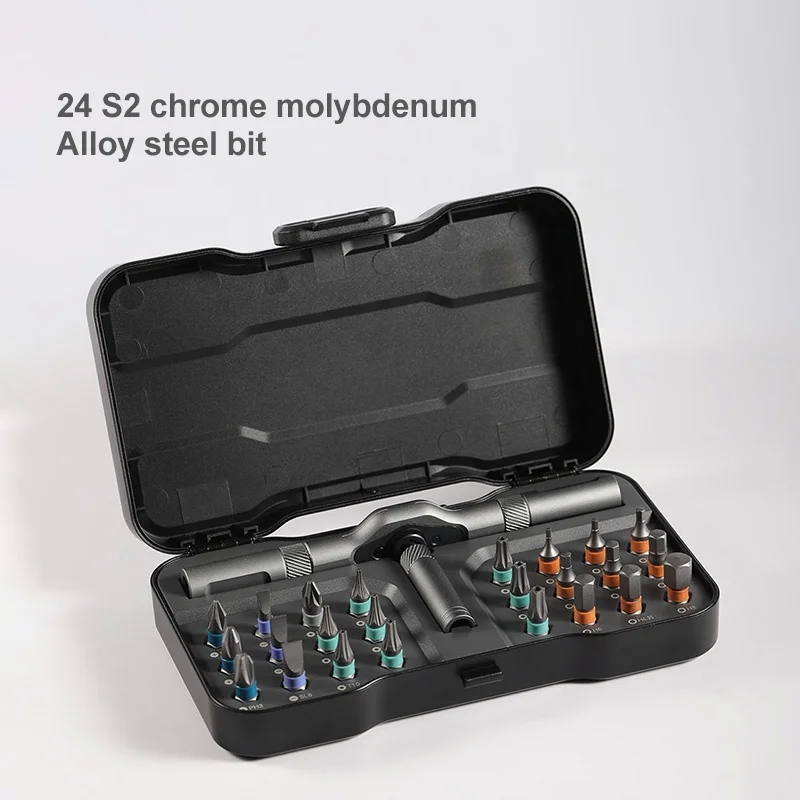 Duka Atuman Ratchet Snap On Hexagon Pentalobe Screw Driver Right Angle Hex Head Star Shaped Ratcheting Screwdriver