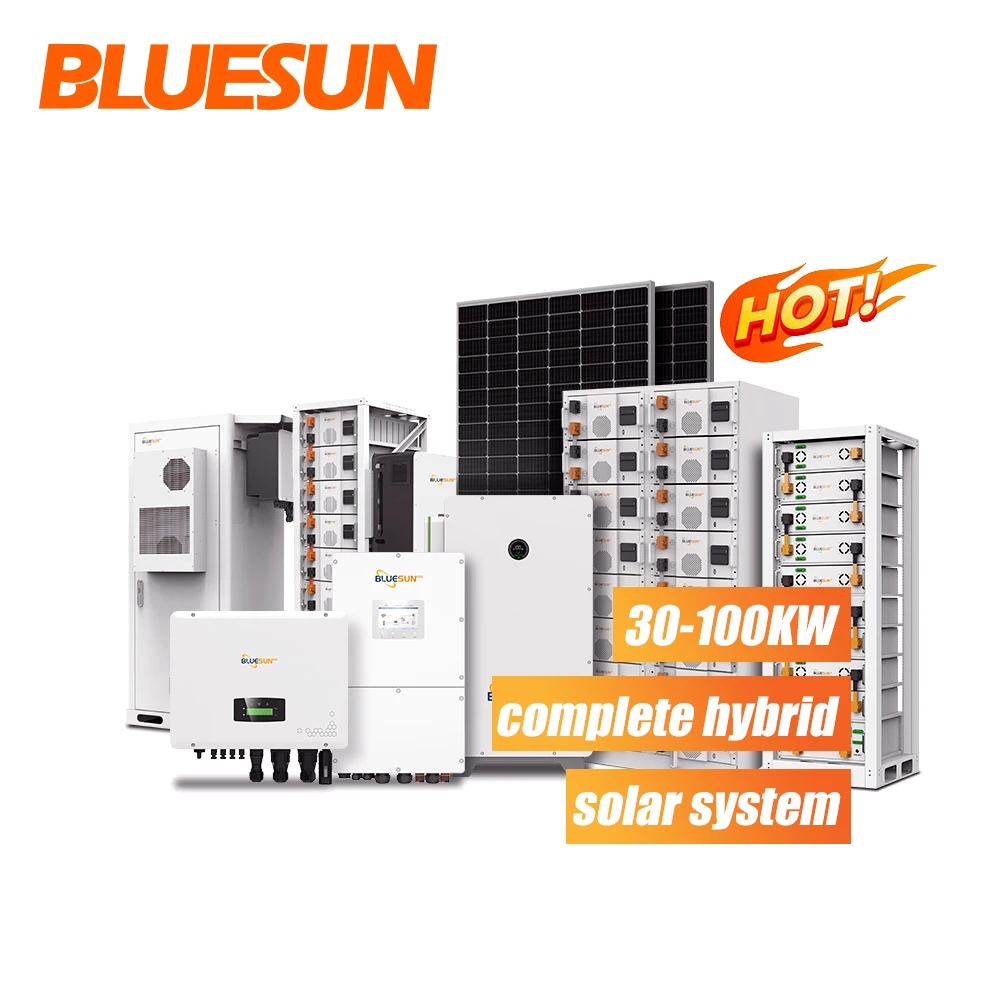 380V Three Phase Solar System Home 30KW 40KW 50KW On Off Grid Solar Energy System Complete Set