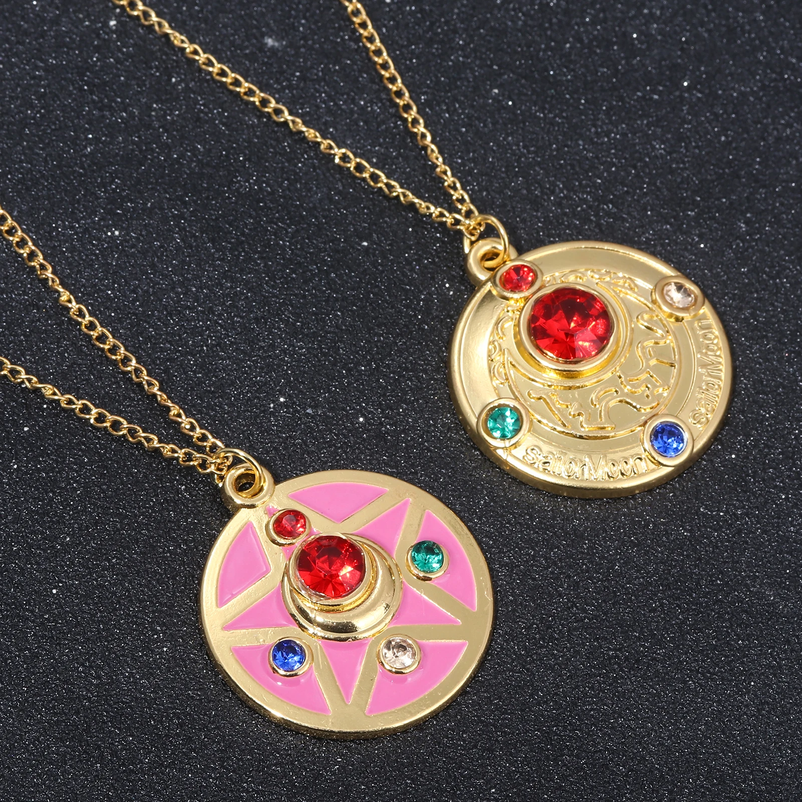 Anime Sailor Moon Warrior Transformer Girls Pendant Cosplay Tsukino Usagi Jewelry Necklace