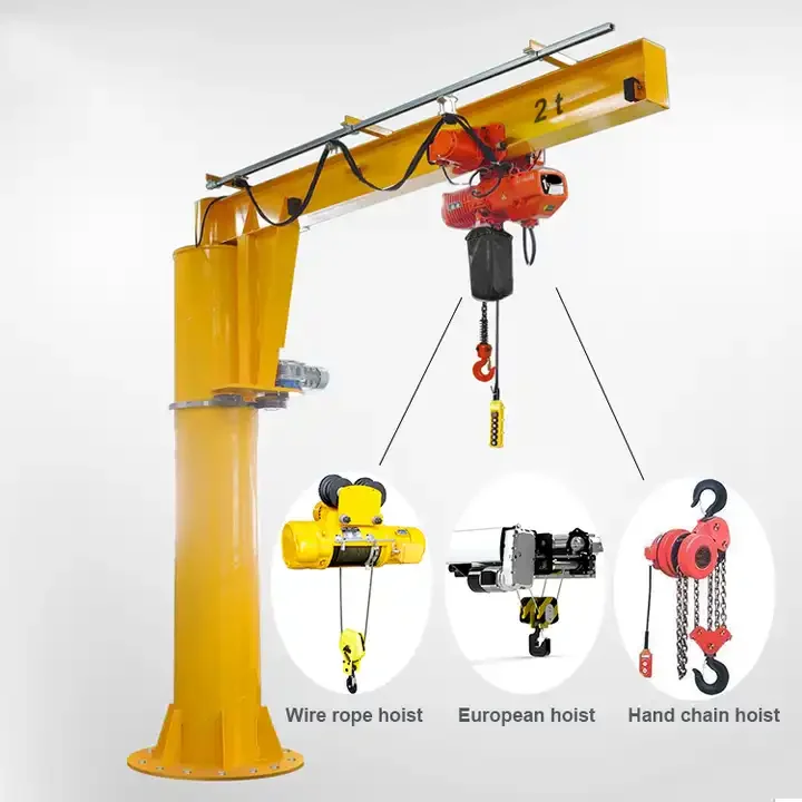 Wall Cantilever Crane Swiveling Crane Free Standing small 500kg jib crane for sale