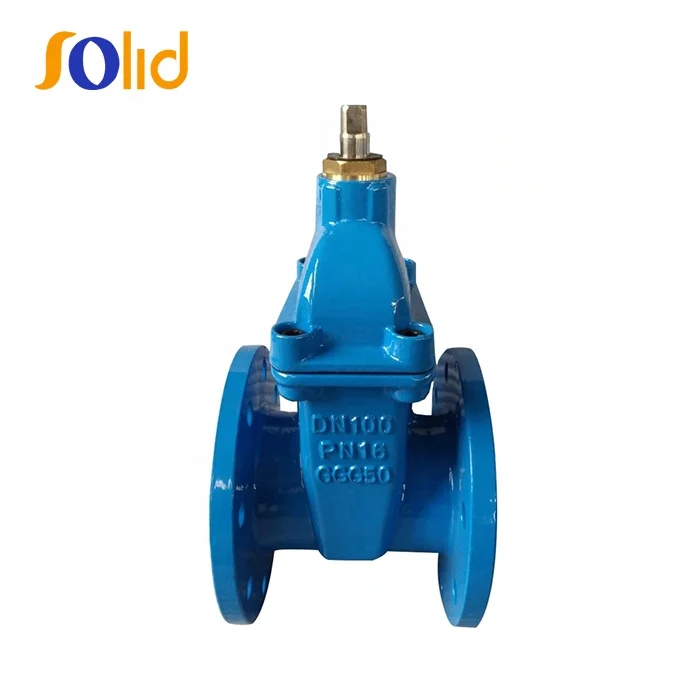 BS 5163 PN16 DN150 Ductile Iron Soft Seal Non Rising Stem Resilient Seated Gate Valve DN300