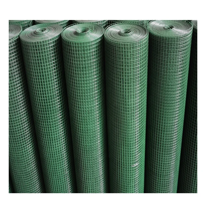 green color pvc coated/ vinyl welded wire mesh