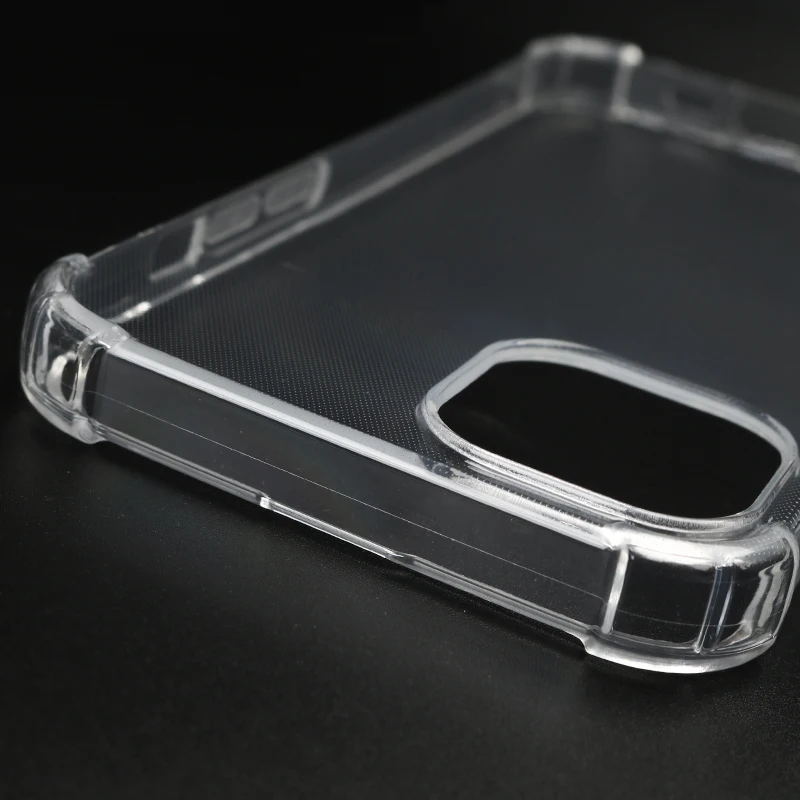  Transparent Phone Case For iPhone 13 12 11 mini Pro MAX XS XR 8 7 Plus Samsung S21 A22 TPU Protective Shockproof Clear