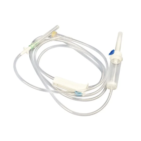 
Y site IV infusion set with L size dirp chamber 