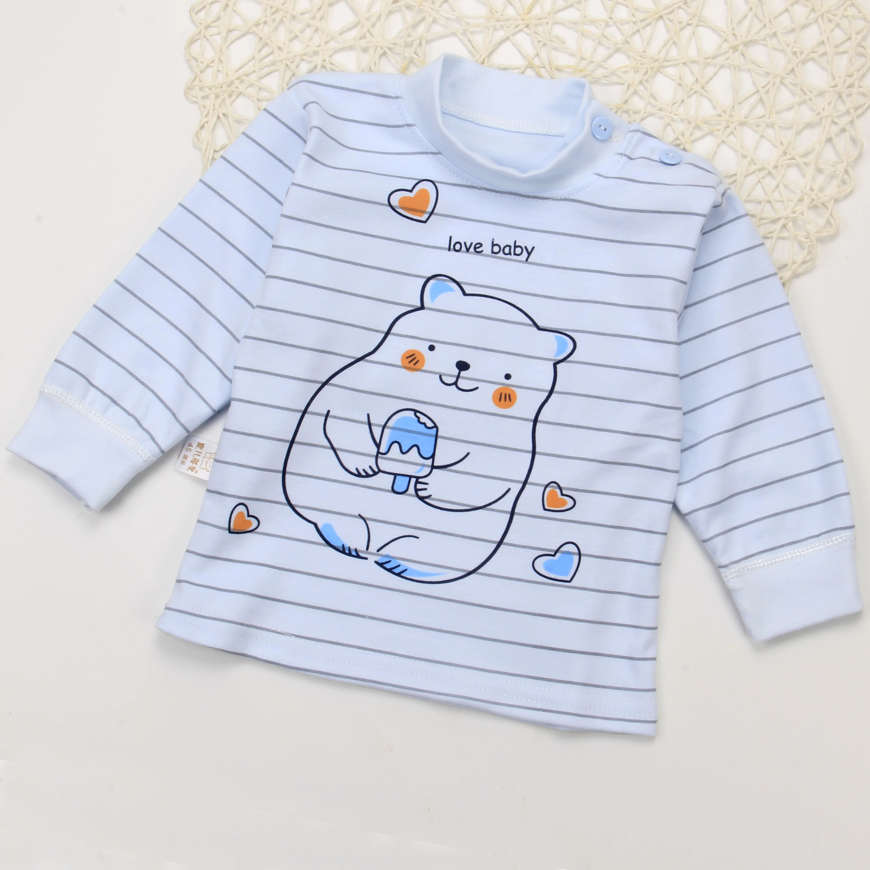 
2020 cheap spring summer autumn baby clothing brand wholesale 0-3 year old baby underwear baby pajamas 