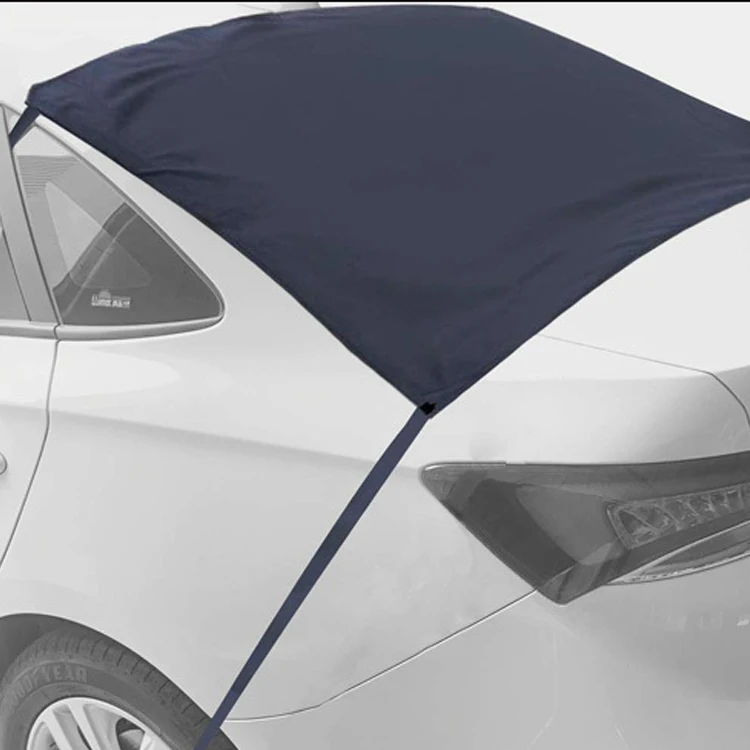 Outdoor car back shield snow proof car rear windshield snow cover car cover with elastic hook
