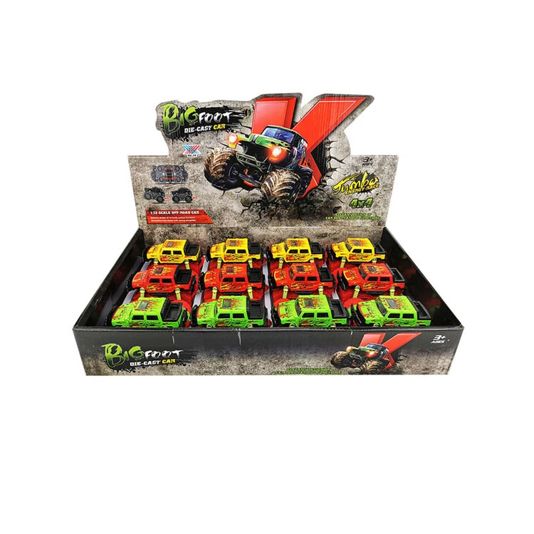 
1:32 mini metal pull back die cast friction climbing truck car toys for kids 