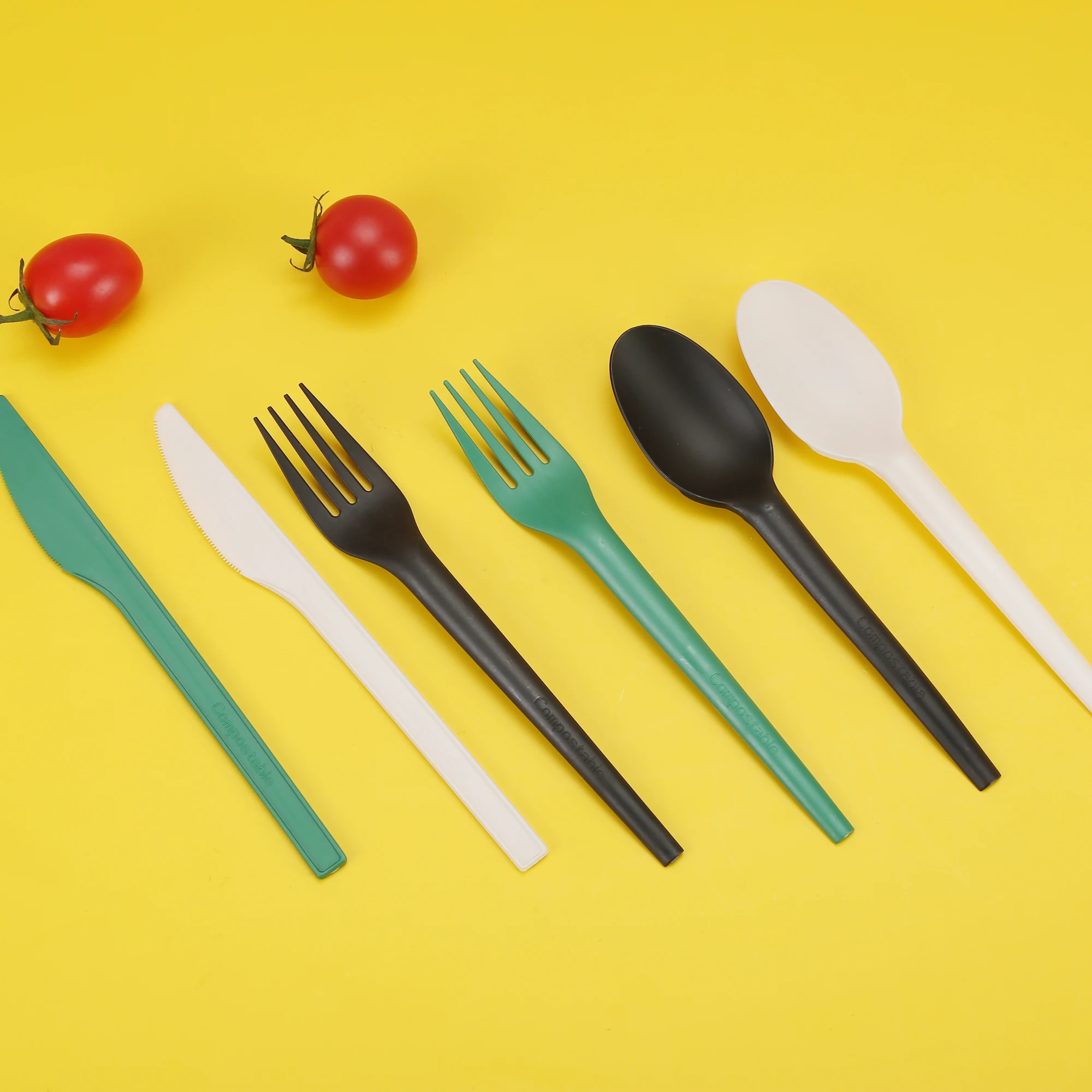 SuYuan 100% biodegradable disposable tableware set disposable cutlery biodegradable