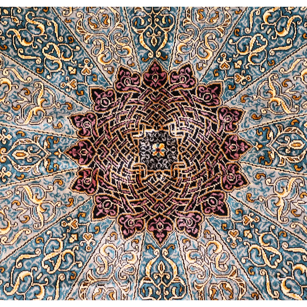 Yuxiang 5x7ft Beautiful Persian Silk Carpet Hand Knotted Rug Product Oriental Carpet With Factory Price