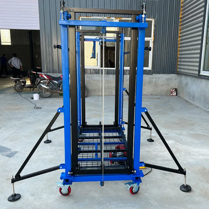 Building Construction Customized Electric Lifting Scaffolding System Galvanized Aluminum with Remote Control