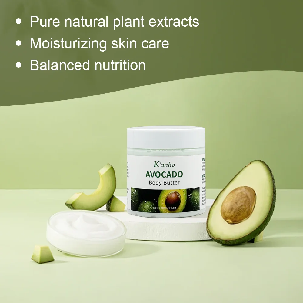 OEM Avocado Body Butter Natural O Rganic Whipped Body Shea Butter Cream Skin Moisturizing Whitening Papaya Butter