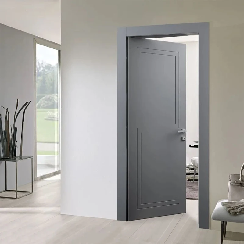 Plain solid wood standard kitchen door wooden doors prices in saudi arabia