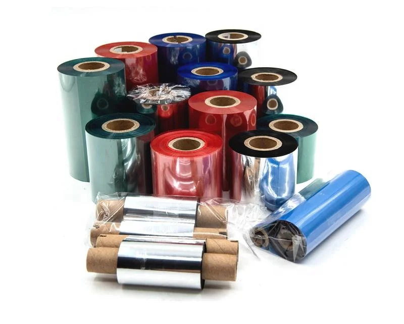 FINERAY High Quality Uv Fluorescent Resin Thermal Transfer Ribbon Black Thermal Customizable Ribbon