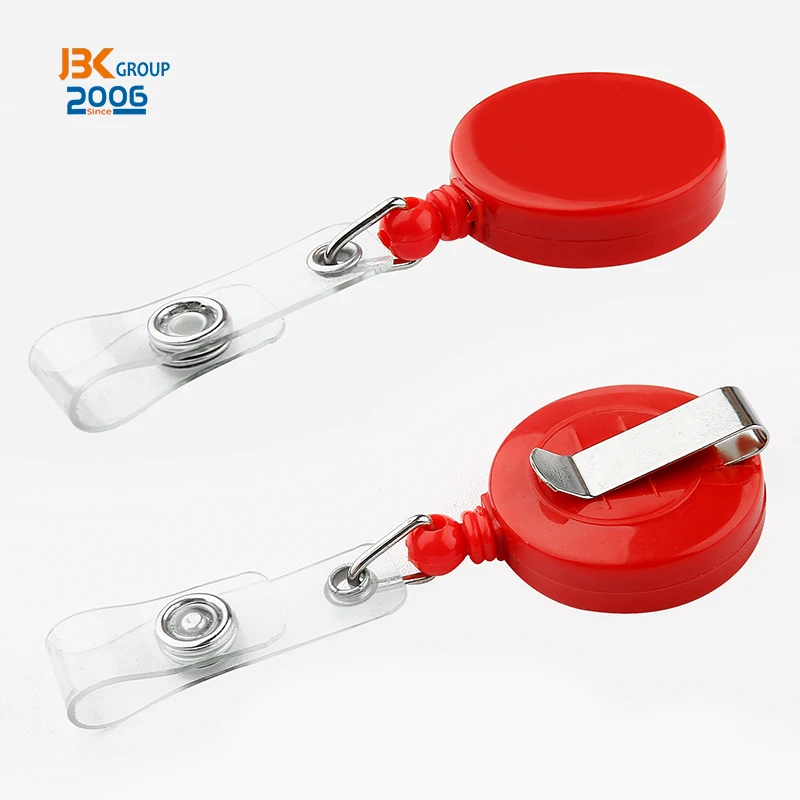 Retractable Reel  Card Holder yoyo key reel custom logo and color retractable string badge reel