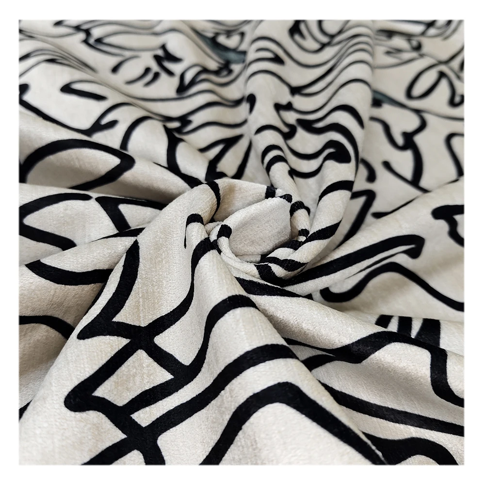 Flower Design 430gsm 140cm Wide Bedsheet Disperse Printed Linen Fabric Dot Style Home Textile Bag Free Design Sample Available