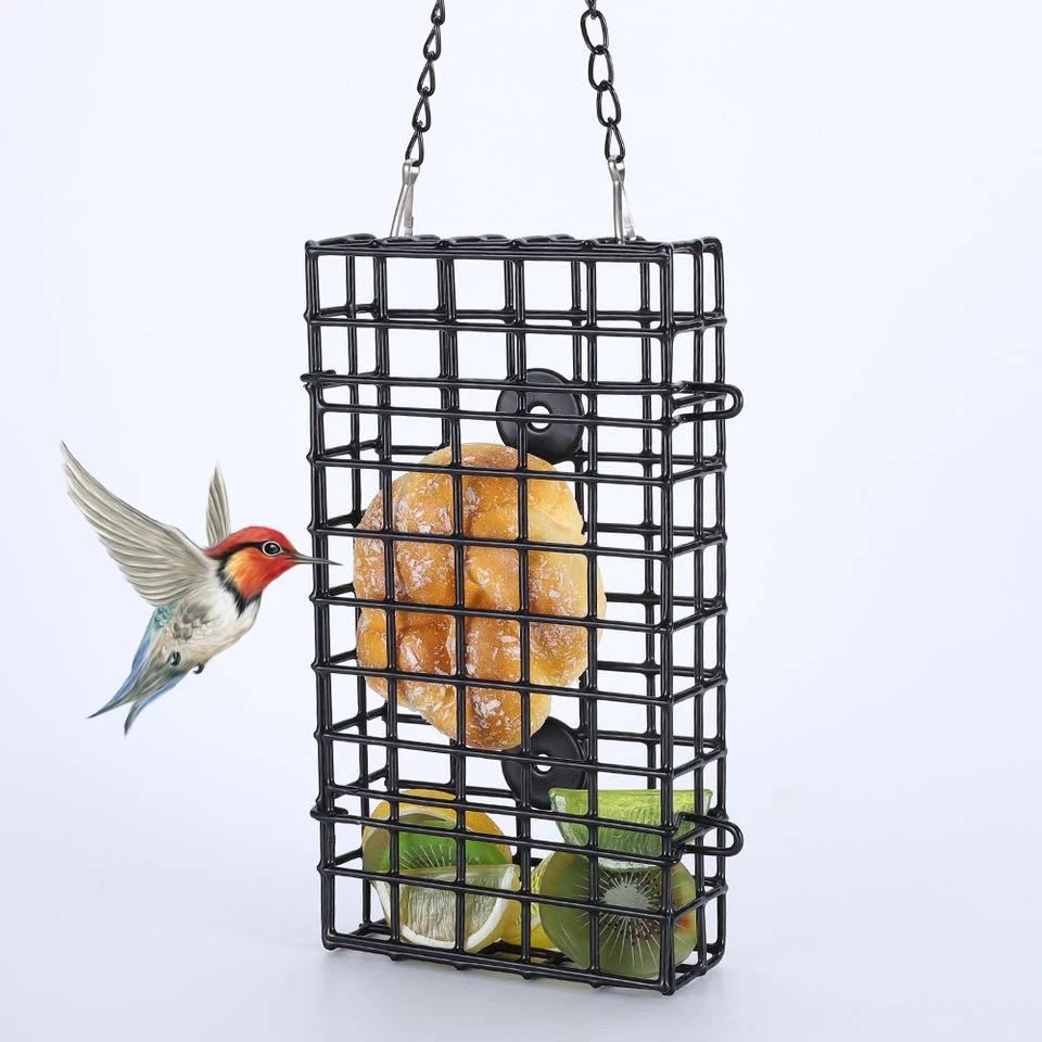M Suet Cage Bird Feeder Steel Suet Bird Feeders Outside Hanging With Cheap Price