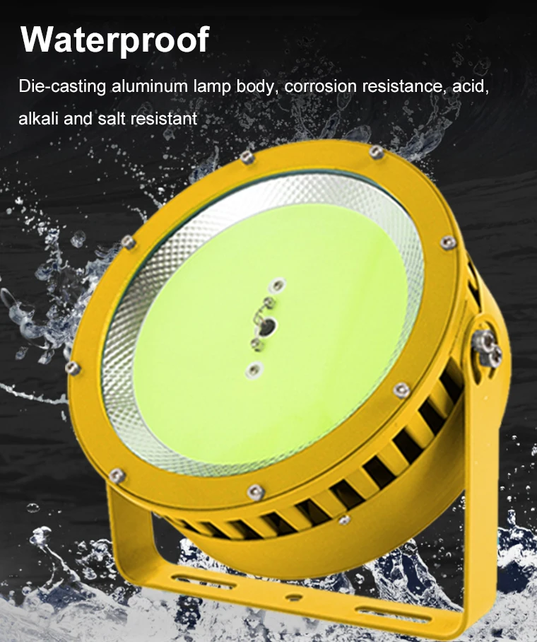 YOUWIN Commercial 1000W & 1200W Marine LED Light Yellow Fish Tuna Light for Saltwater Fishing High Intensity LED Light Fishermen
