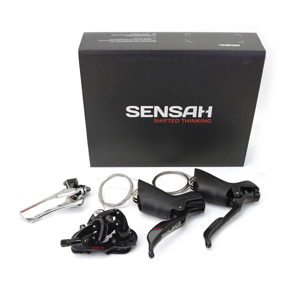 SENSAH Bicycle rear derailleur kit road bike front shifter lever transmission 2*11 gearbox manual rear derailleur parts set