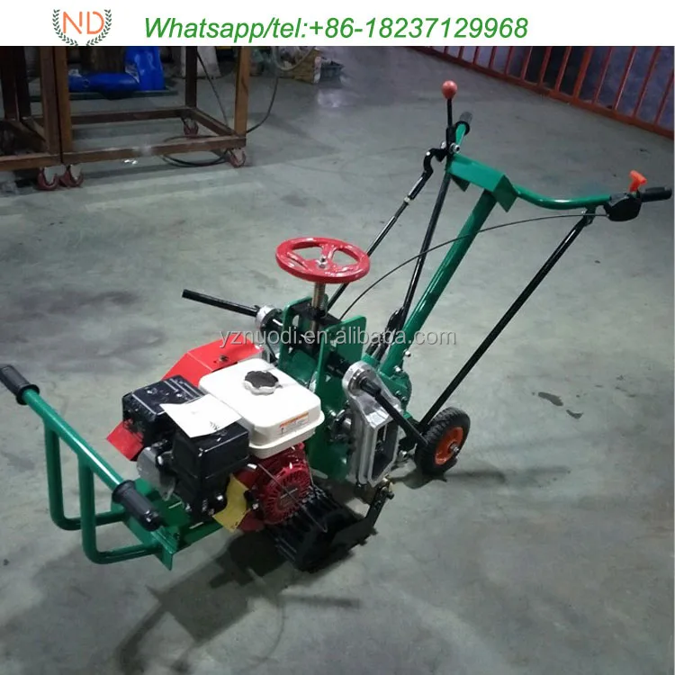 football field lawn mower/grass sod cutter turf cutter lifter lawn cutter machine