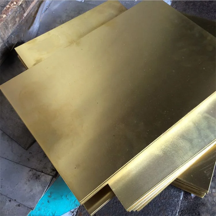 5mm thick brass plate strip brass sheet for Forced parts made by deep drawing and bending