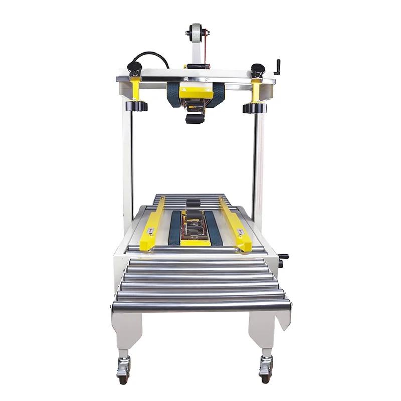 Онлайн FXJ6050 машина для запечатывания Больших картонных коробок ленточный упаковщик машина для нарезания коробок