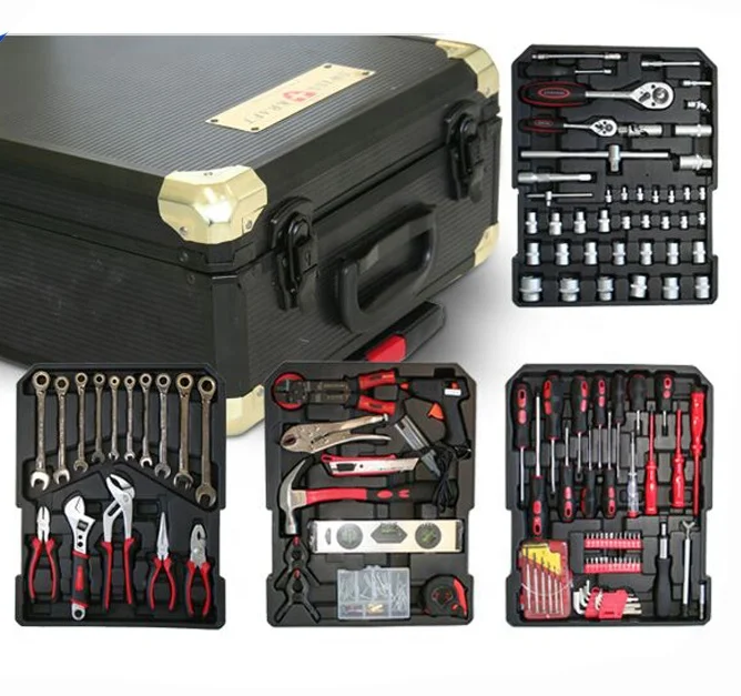 Golden Ratchet Wrench 286pcs Swiss Kraft Tool Trolley Box set
