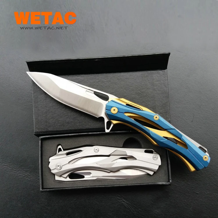 Тактический складной нож для охоты с ножнами Wetac