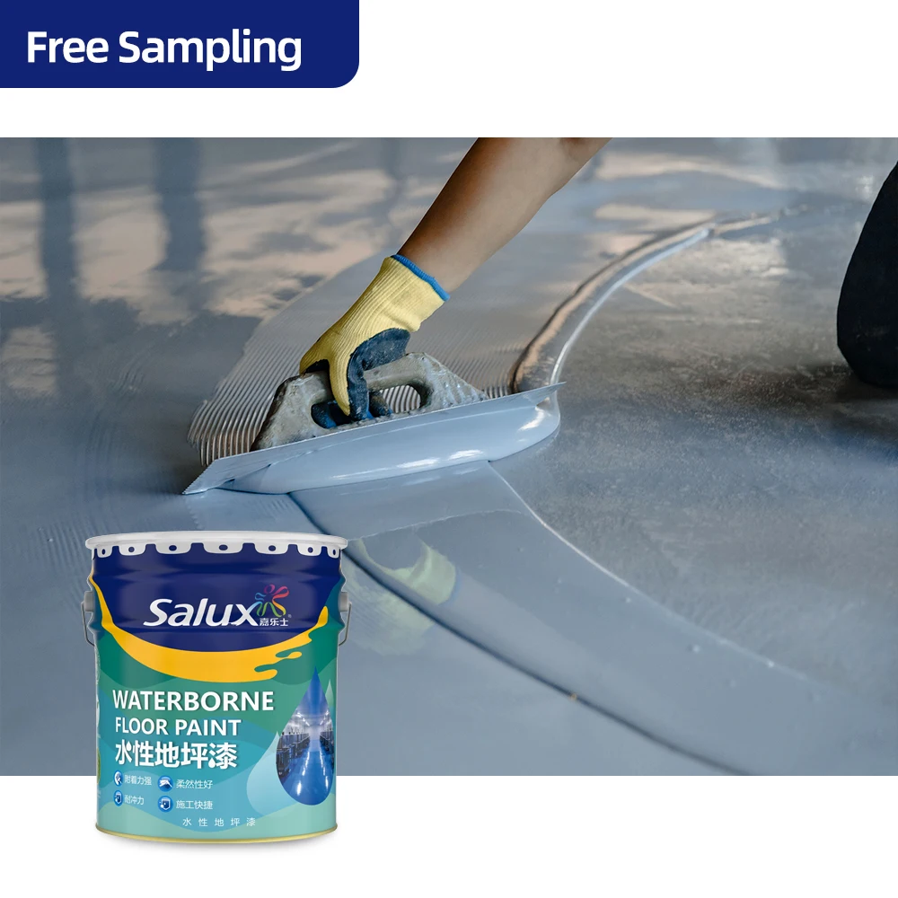Water Based Paints Manufacturer Building Decorative Apoxy Epoxy Floor Coating Paint For Cement