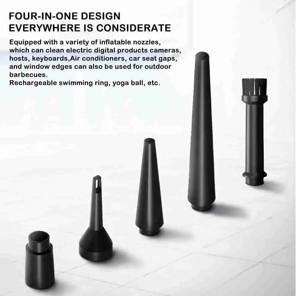 New Air Duster 37000-43000 RPM Electric Air Blower for Computer Keyboard Electronics Cleaning, Reusable Dust Destroyer