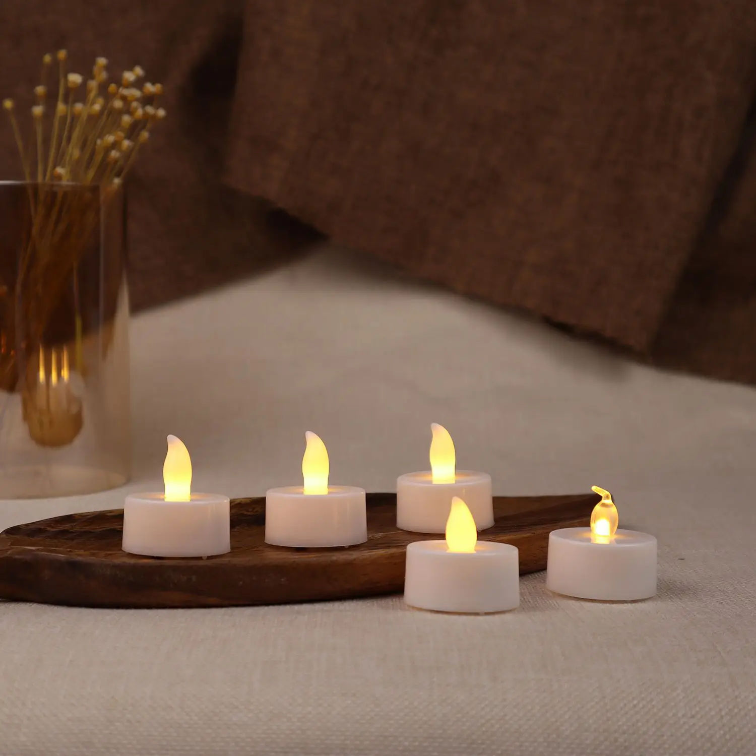 JDWQ69 LED colorful simulation electronic tea candle light