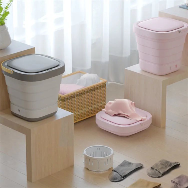 Новая модель, недорогие складные мини портативные стиральные машины с сушилкой для путешествий